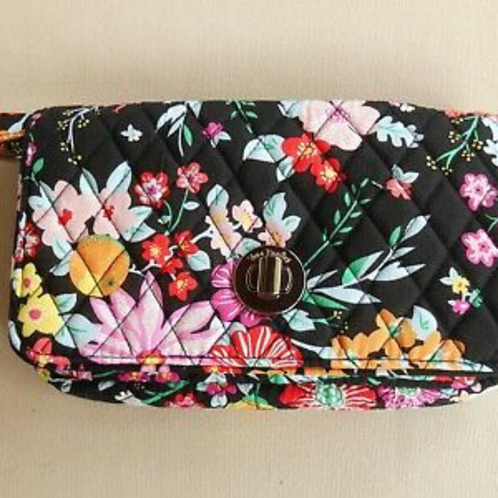 Vera Bradley Turlock Crossbody Bag-Tangerine Twist